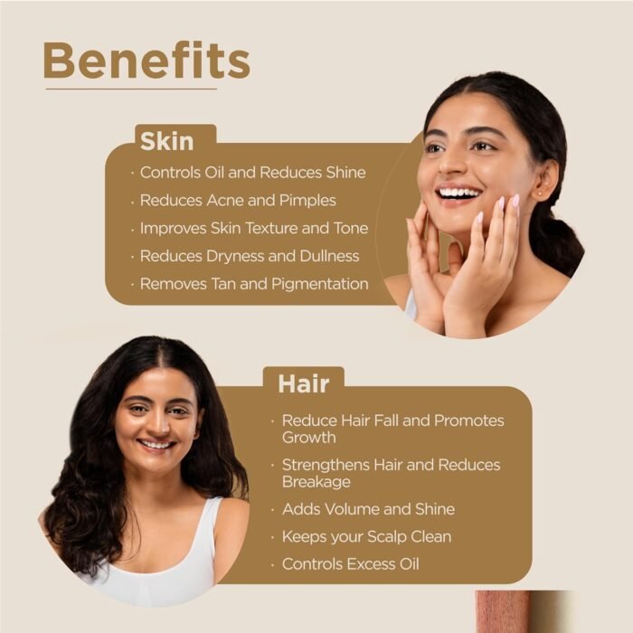 INDUS VALLEY Bio Organic Multani Mitti Powder Natural Fuller’s Earth for Face & Hair Packs Removes Dead Skin, Cleanses Pores, Reduces Dandruff & Scalp Itchiness Soft & Glowing Skin (200g) - Image 2