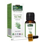 Indus Valley 100% Pure Natural & Organic Undiluted Tea Tree Essential Oil with Glass Dropper for Hair Growth, Skin, Acne, Face, Dandruff, Aromatherapy, Bah Oil & Diffuser (15ml)
