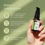 Indus Valley Calming Acne Gel with Seaweed Extract & Tea Tree Oil for Pimples, Soothes, Clarifies, and Refreshes Skin Naturally – 30ml - Image 4