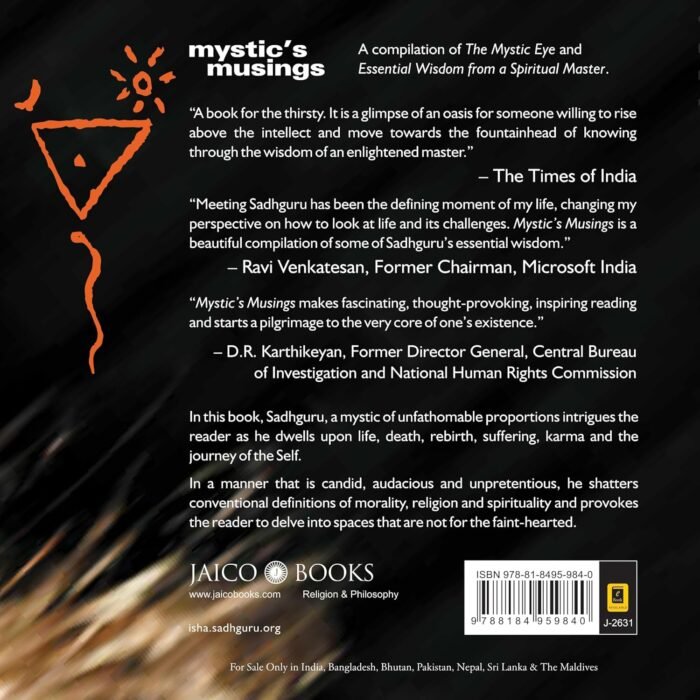 Mystic’s Musings, by Sadhguru Paperback - Image 2