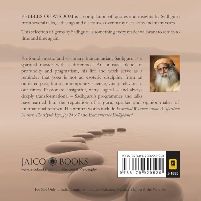 Pebbles Of Wisdom, by Sadhguru Paperback - Image 2