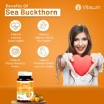 Sea Buckthorn Capsules for Daily Wellness & Skin Nutrition | 500 mg | 60 Vegetarian Capsules | Natural Herbal Supplement for Active Lifestyle & Overall Health Support - Image 5