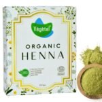 Vegetal Certified Organic and Herbal Henna Powder, for Natural Hair Coloring, Protects hair Damage from Chemical Hair Color - 100g