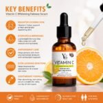YC Vitamin C Face Serum for Brightening & Glowing Skin | Reduces Dullness & Uneven Tone | Lightweight Hydrating Formula | 30ml - Image 5