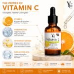 YC Vitamin C Face Serum for Brightening & Glowing Skin | Reduces Dullness & Uneven Tone | Lightweight Hydrating Formula | 30ml - Image 4