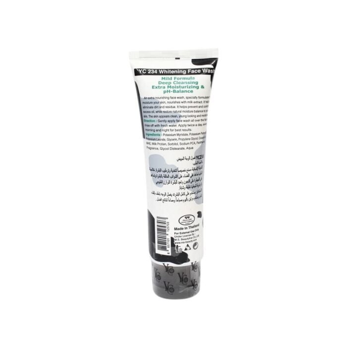 YC Fairness Face Wash for Oily Skin Enriched with Milk Moisturizes Skin Clears Clogged Pores Exfoliates Gently YC234-100 ml - Image 5