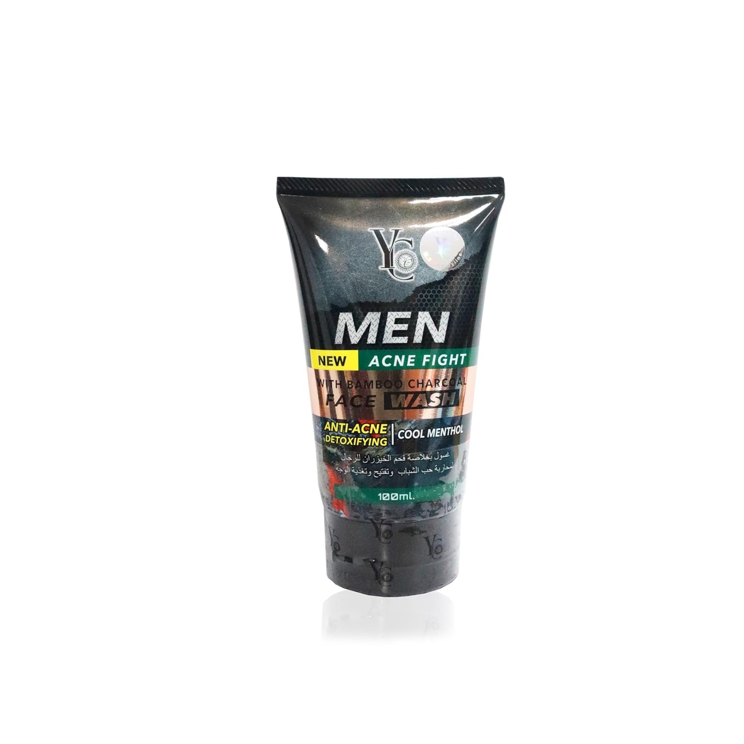 YC Men Face Wash 100ml YC Men Face Wash 100ml (1, Acne Fight Bamboo Charcoal) - Image 1