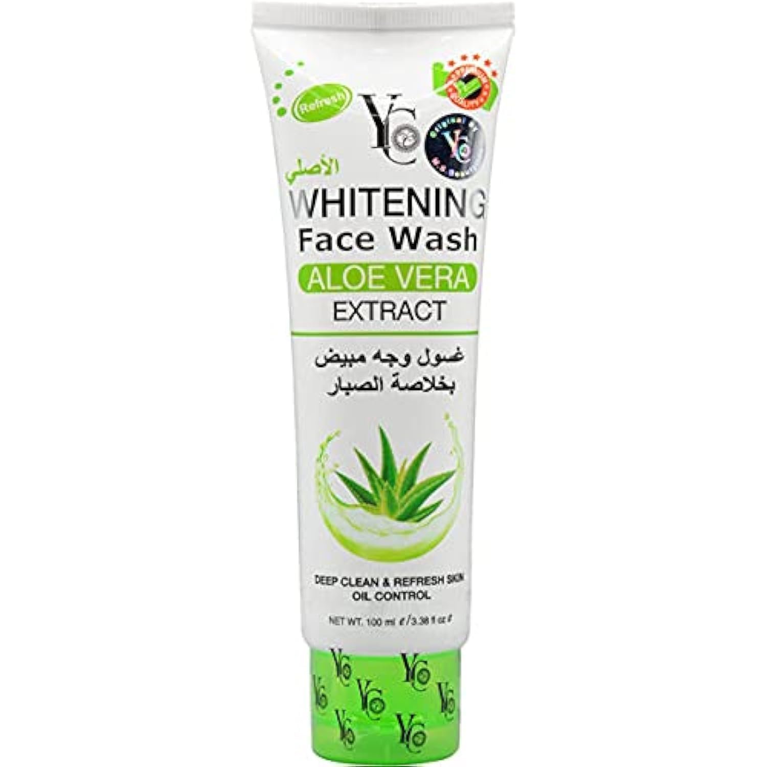 YC Whitening Aloe Vera Extract Acne Face Wash 1 YC Whitening Aloe Vera Extract Acne Face Wash(100 ml) Deep Clean & Refresh Skin Oil Control - Image 1