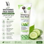 YC Whitening Face Wash for Oily Skin Enriched with Cucumber Clears Clogged Pores Gently Cleans YC230-100 ml Face Wash for Unisex - Image 2