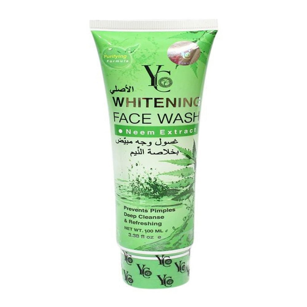 YC Whitening Face Wash for Oily Skin Enriched with Neem 1 YC Whitening Face Wash for Oily Skin Enriched with Neem Clears Clogged Pores Exfoliates Gently (YC431) 100 ml - Image 1
