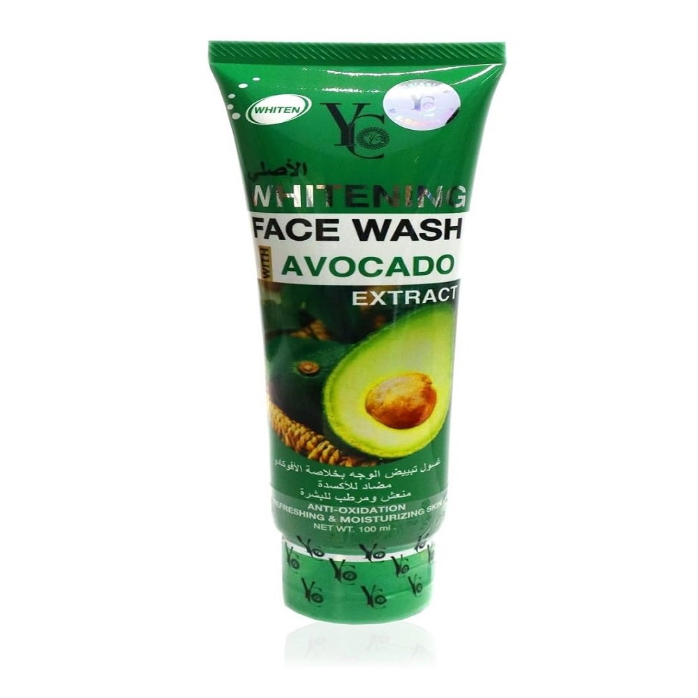 YC Whitening Face Wash with Avocado Extract 1 YC Whitening Face Wash with Avocado Extract, Anti-Oxidation, Refreshing & Moisturising, 100 ml - Image 1