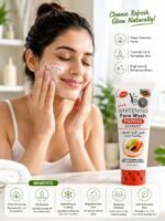 YC Whitening Face Wash with Papaya Extract, Lightens Skin, Deep Cleansing Pores, 100ml - Image 3