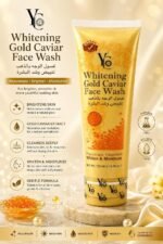YC Whitening Gold Caviar Face Wash Rejuvenating Treatment Whiten and Moisture Gentle Cleansing Glowing Face 100 ml Face Wash for Men - Image 3