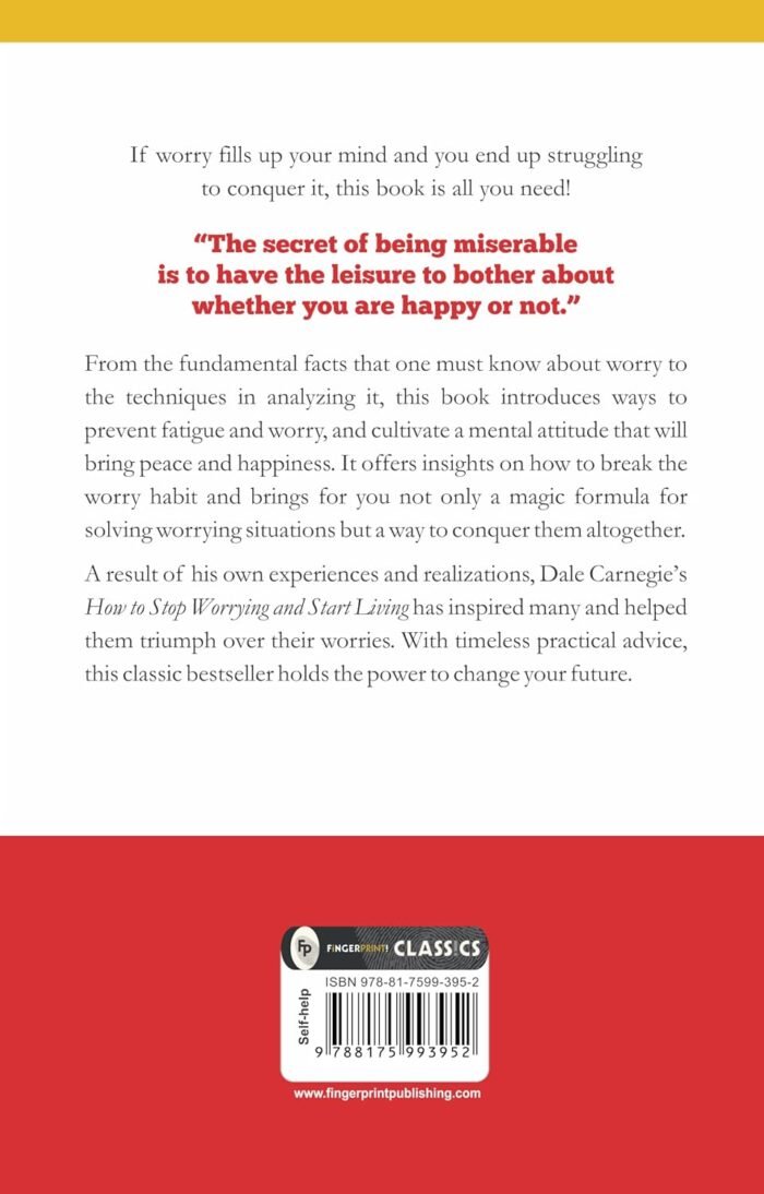 How to Stop Worrying and Start Living by Dale Carnegie | Timeless Guide to Overcome Stress & Build a Happier Life | Proven Techniques to Conquer Anxiety & Live Joyfully | The Classic Self-Help Bestseller for Stress-Free Living | Original Premium Paperback Edition - Image 2