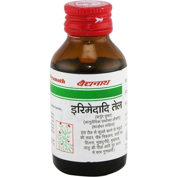 Baidyanath-Irimedadi-Tail-50ml-1.jpeg Baidyanath Irimedadi Tail (50ml) For all kinds of dental problems Toothache Bleeding Gums - Image 1