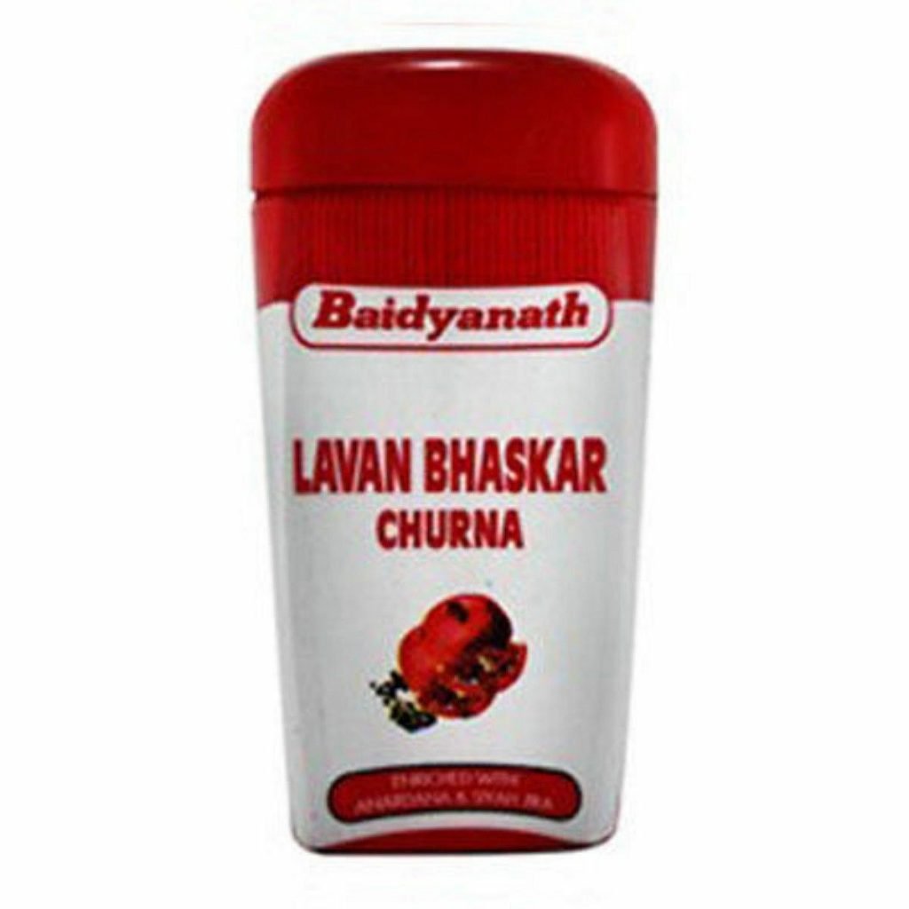 Baidyanath-Lavan-Bhaskar-CHURNA.jpg Baidyanath Lavan Bhaskar CHURNA 120gm for gas acidity - Image 1