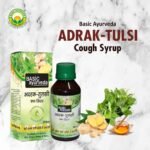 Basic Ayurveda Adrak Tulsi Cough Syrup (200 ml) For cold and cough, infections, allergies and inflammation - Image 2