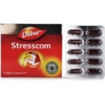Dabur Ayurvedic Stresscom Capsules (120caps) for improving the immunity of the body