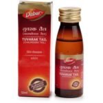 Dabur  Ayurvedic Tuvarak Tail (Chalmogra Oil) (50ml) for skin ailments like itching, mild dermatitis