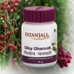 Patanjali Ayurveda Giloy Ghan Vati 60 Tablets, common cold, high cholesterol, hepatitis, jaundice, liver disorders, skin, and urinary disorders