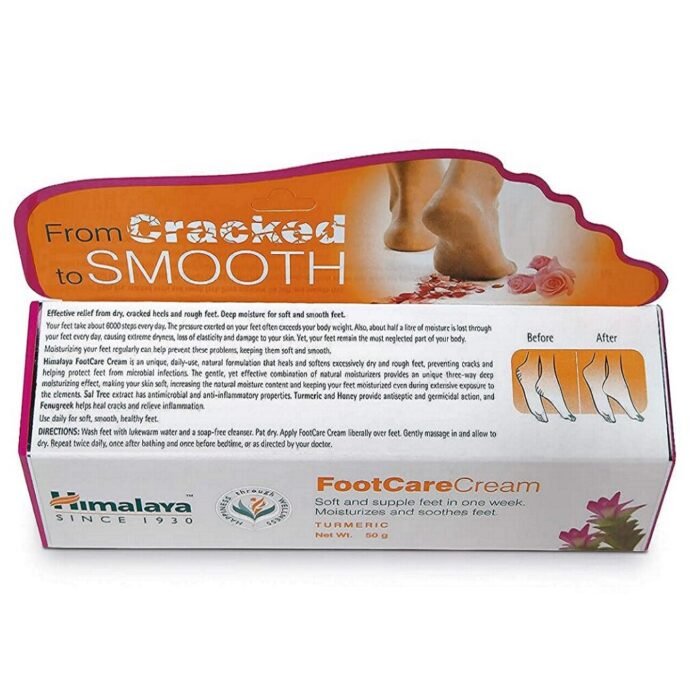 Himalaya Foot Care Cream (50g) For cracked heels, Hydrating dry skin, Soothing Skin - Image 2