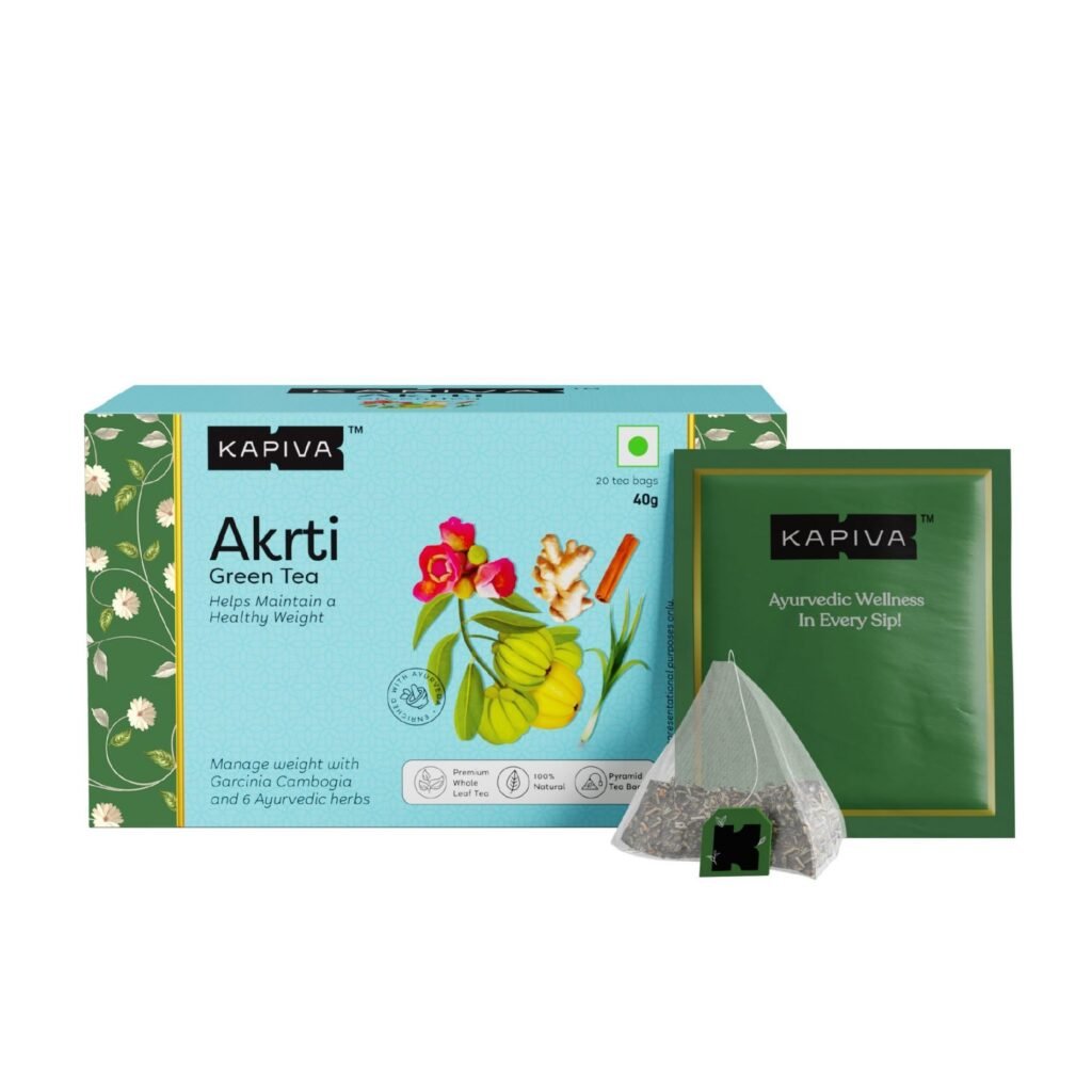 Kapiva-Akrti-–-Weight-Management-Green-Tea-20-Tea-Bags-scaled-1.jpg Kapiva Akrti – Weight Management Green Tea 20 Tea Bags for healthy weight lower cholesterol - Image 1