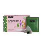 Kapiva Anandam – De-Stress and Relax Green Tea 20 Tea Bags for stress, anxiety
