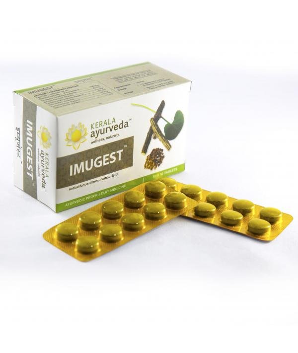 Kerala-Ayurveda-Imugest-100-Tablets-for-Immunity.jpg Kerala Ayurveda Imugest 100 Tablets for Immunity - Image 1