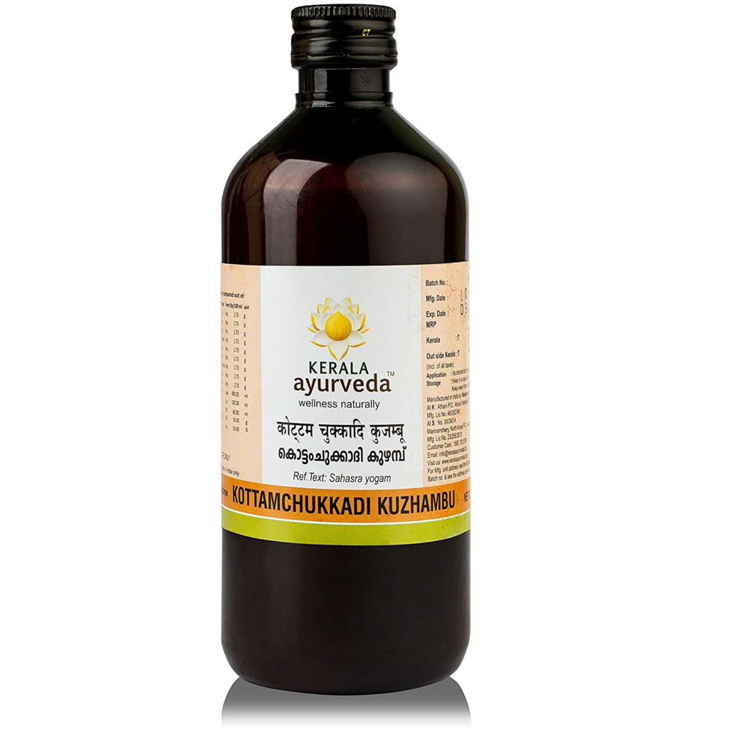Kerala-Ayurveda-Kottamchukkadi-Kuzhambu-450-ml.png Kerala Ayurveda Kottamchukkadi Kuzhambu 450 ml for joint disorders, arthritis, muscle pain, neck sprain - Image 1