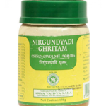 Kottakkal Ayurveda Nirgundyadi Ghritam 150gm for : Epilepsy, nausea, vomiting, headache, accumulated biotoxins.
