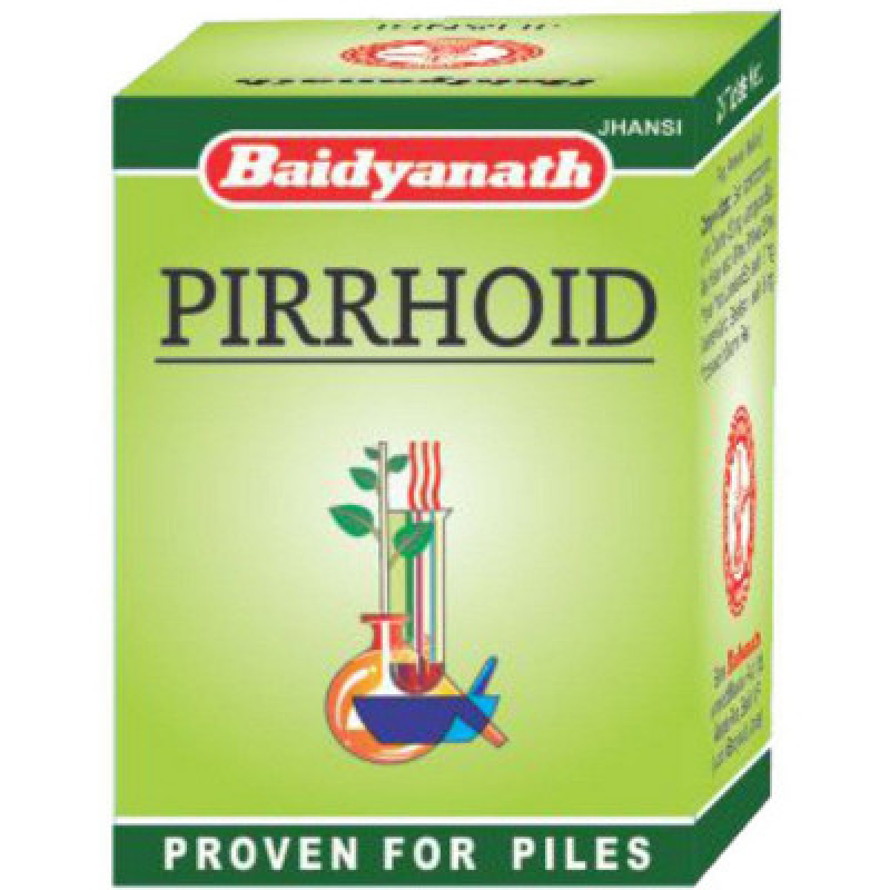 Pirohoid.png Baidyanath Pirrhoids Tablet (50tab) for constipation, Pain, itching, piles - Image 1