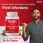 Sri Sri Tattva Kabasura Kudineer, 60Tabs | 500mg For respiratory ailments, flu, cold, dry and wet cough and fever - Image 2