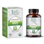 Just Jaivik 100% Organic Neem (Azadirachta indica) 750 mg (90 Tablets) For glowing skin, Skin Care