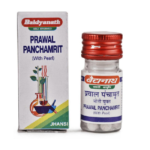 Baidyanath Prawal Panchamrit (Moti Yukta) (25tab) for digestive disorders , tumor and cysts